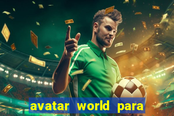 avatar world para imprimir e colorir